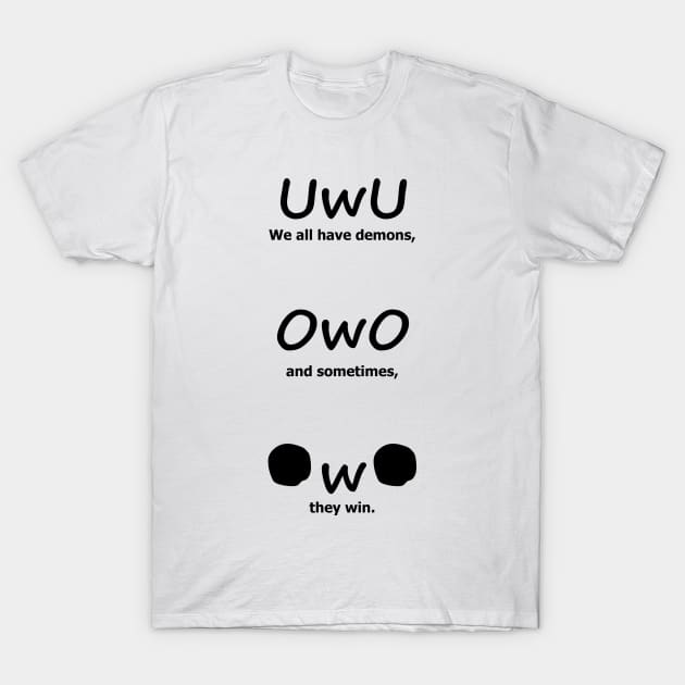 UwU Demons T-Shirt by tsukyuo